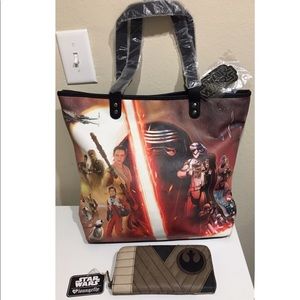 Loungefly Star Wars Tote Bag and Wallet Set
